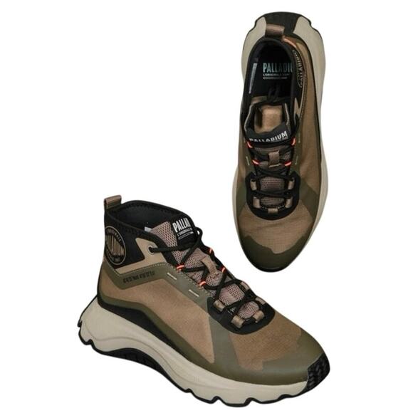 PALLADIUM Thunder Mid Boots Size Mens US 12 / Euro 46 New in Box MSRP $190 SOO - Picture 7 of 14